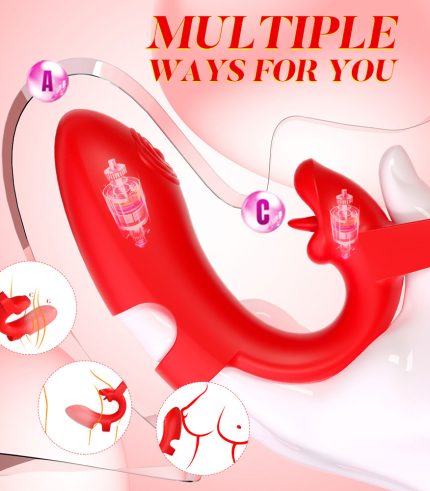 Scarlet Touch — Dual-Motor Finger Pleasure Sleeve