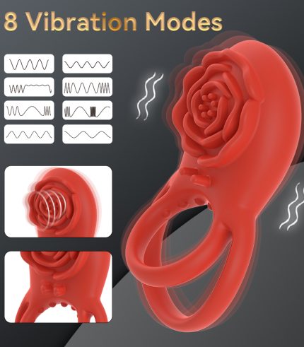 Bloom Rose— Remote Control Pleasure Ring