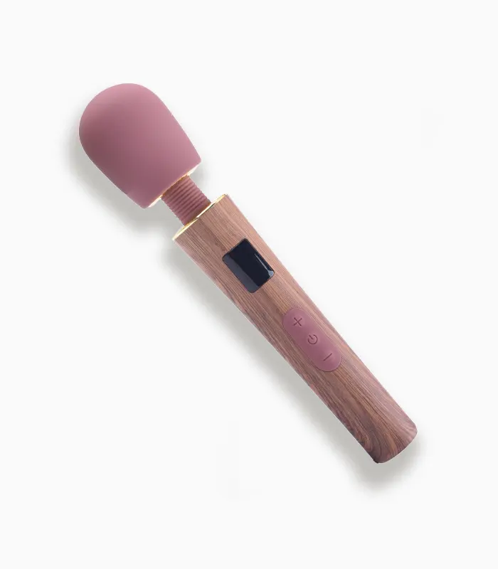 Nocturne Pulse+ - Woodgrain Edition Illuminated Desire Wand - Image 1