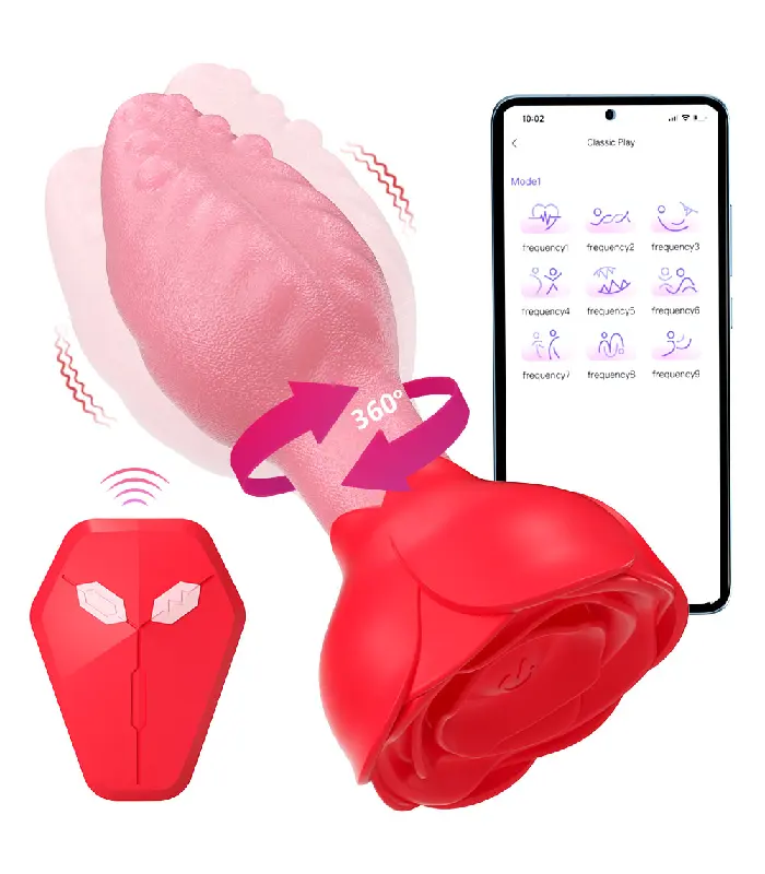 Bloom Rose—Swirling Rose Anal Embrace - Image 1