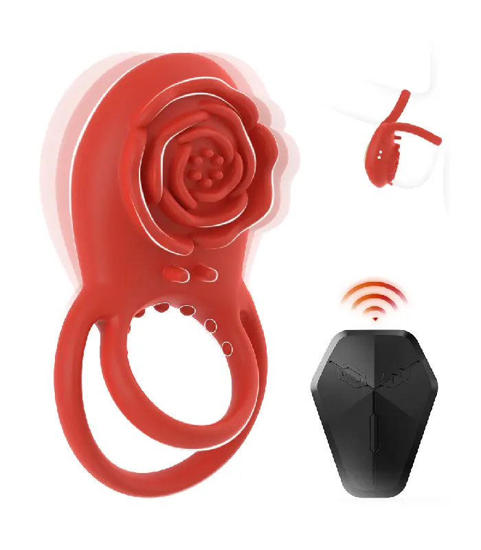Bloom Rose— Remote Control Pleasure Ring