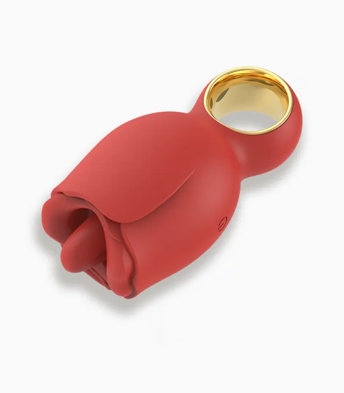 Annie Rose — Rose Petal Tongue Massager - Image 1