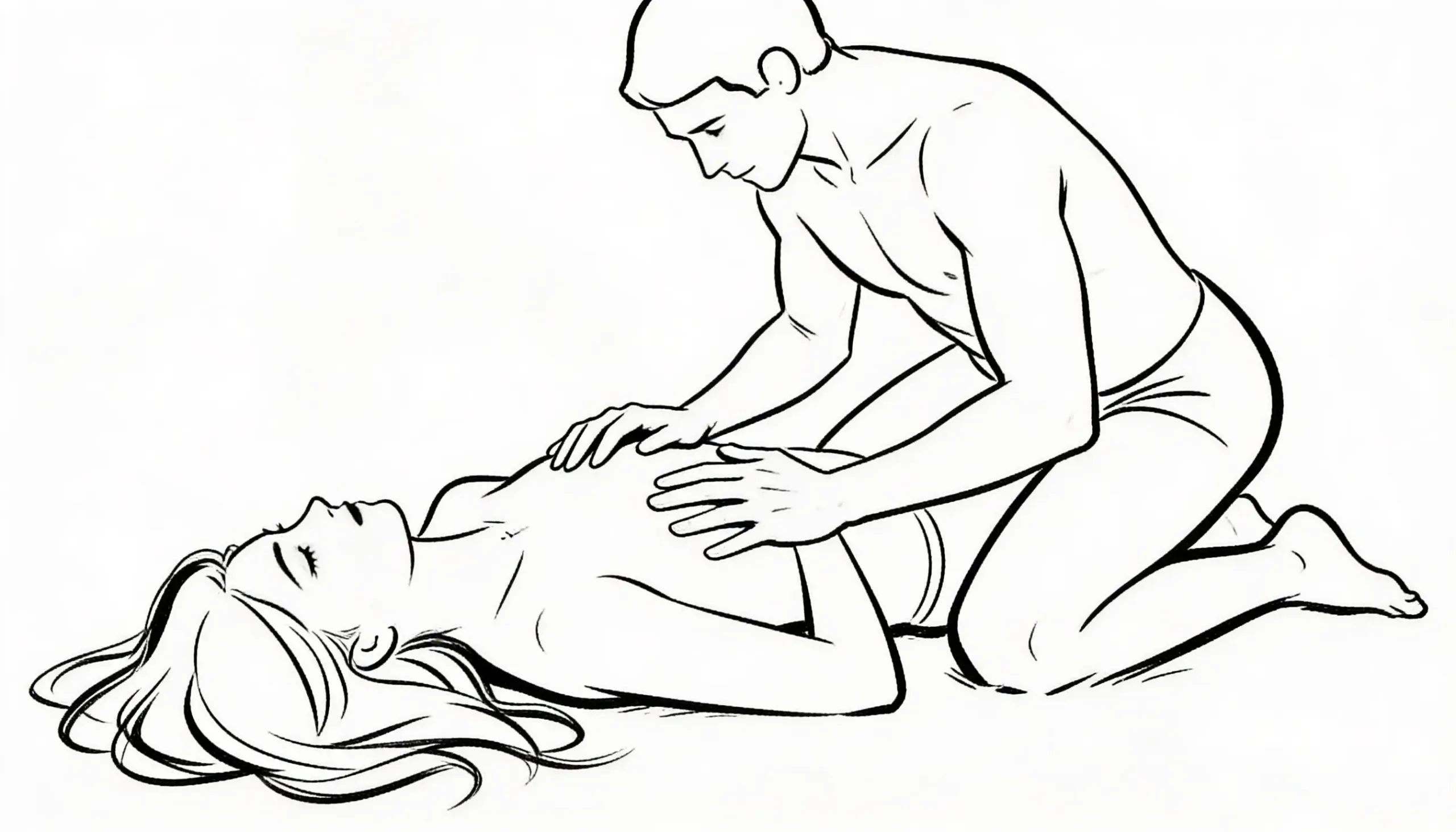 Yoga sex positions guide showing a soft non-explicit couple illustration focused on flexibility, comfort, and intimacy